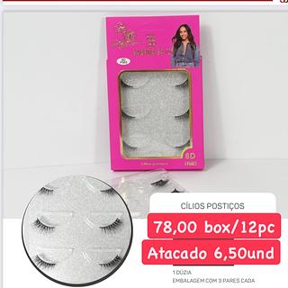 Cílios Postiços 8D F005 Sabrina Sato 3 Pares