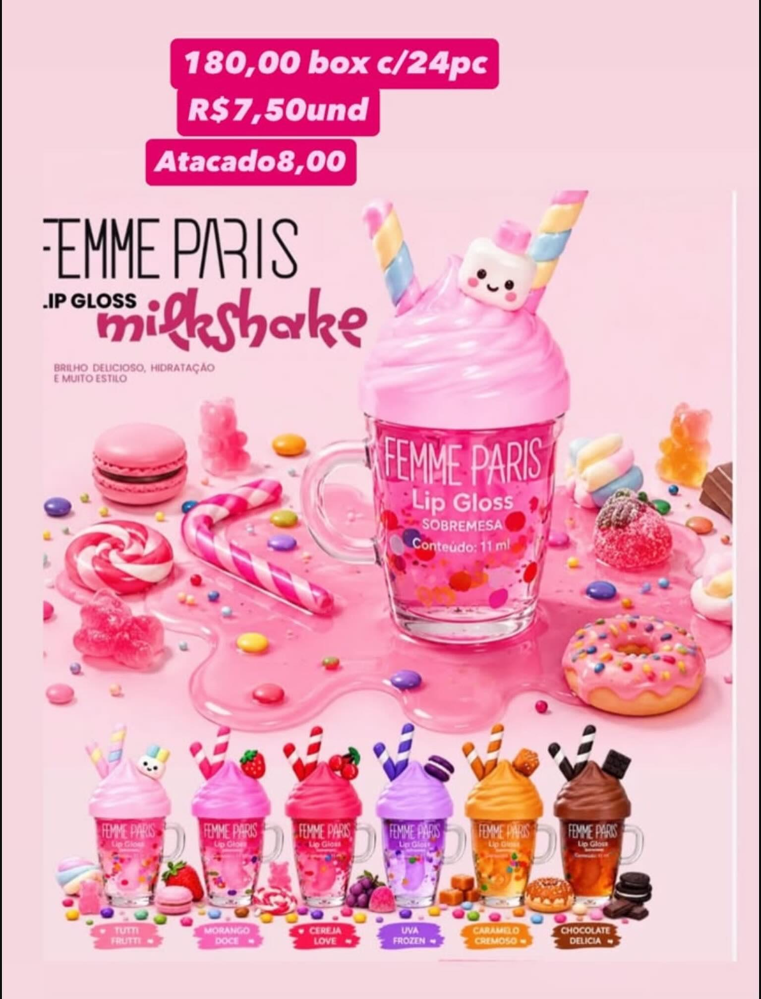 Lip Gloss Milkshake Femme Paris 11 ml