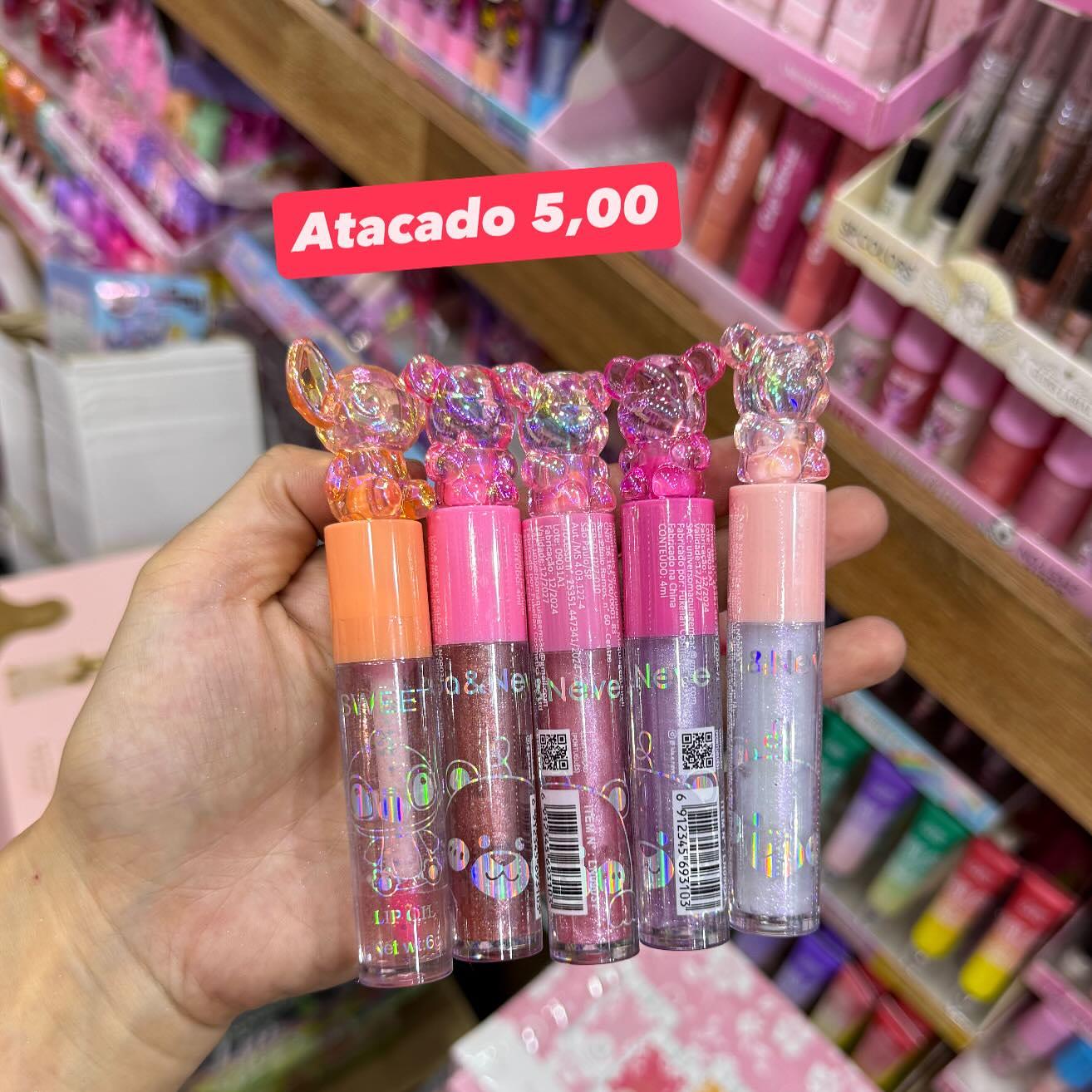 Lip Oil com Ursinho