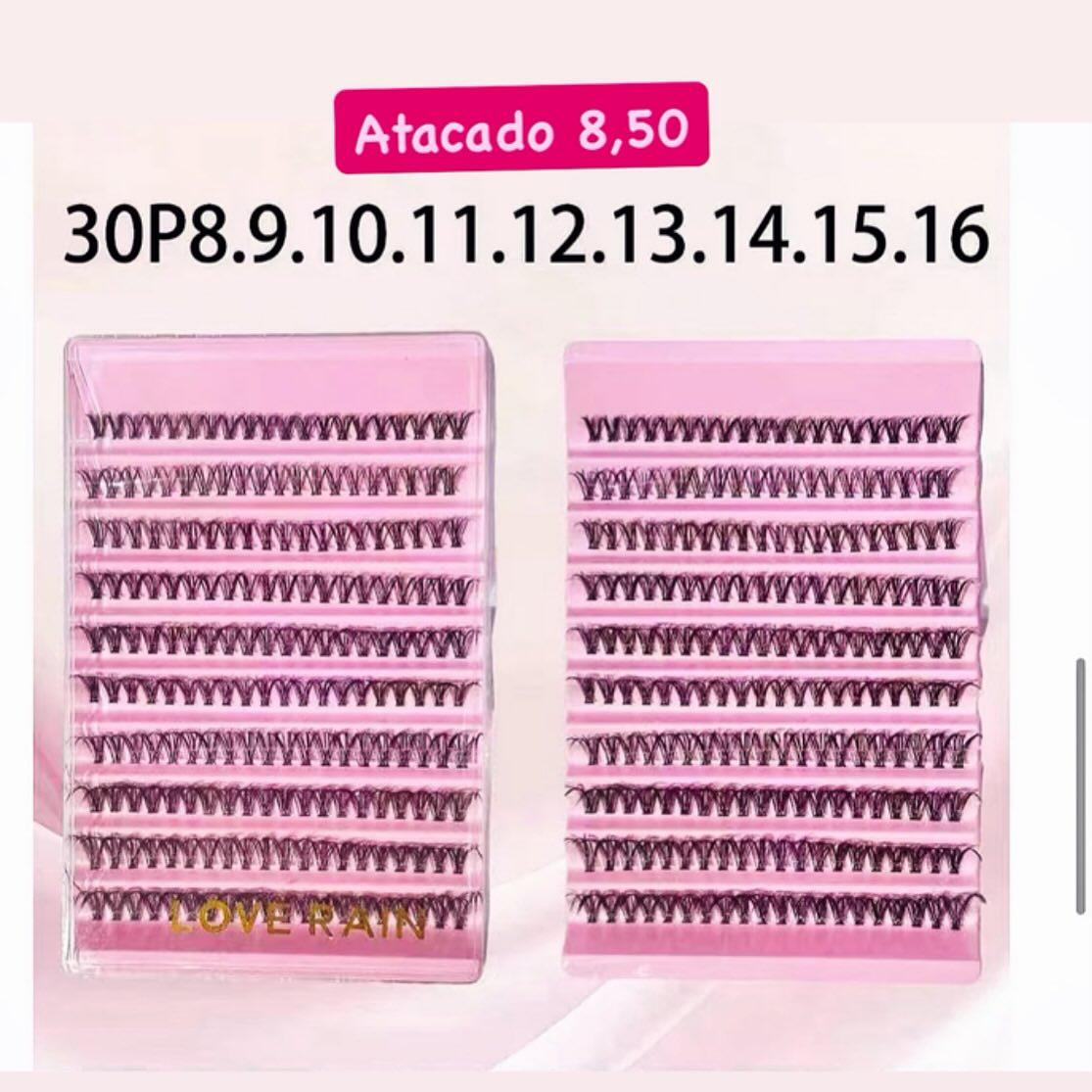 Cílios em Tufos Love Rain 30P 8–16