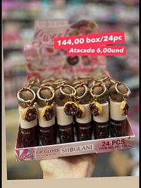 Lip Gloss com Pingente Donut Sweet