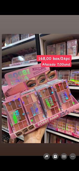 Sombra bobbi rara com 24 pcs