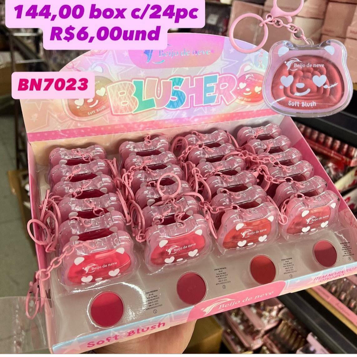Blush Compacto Soft Blush Beijo de Neve BN7023