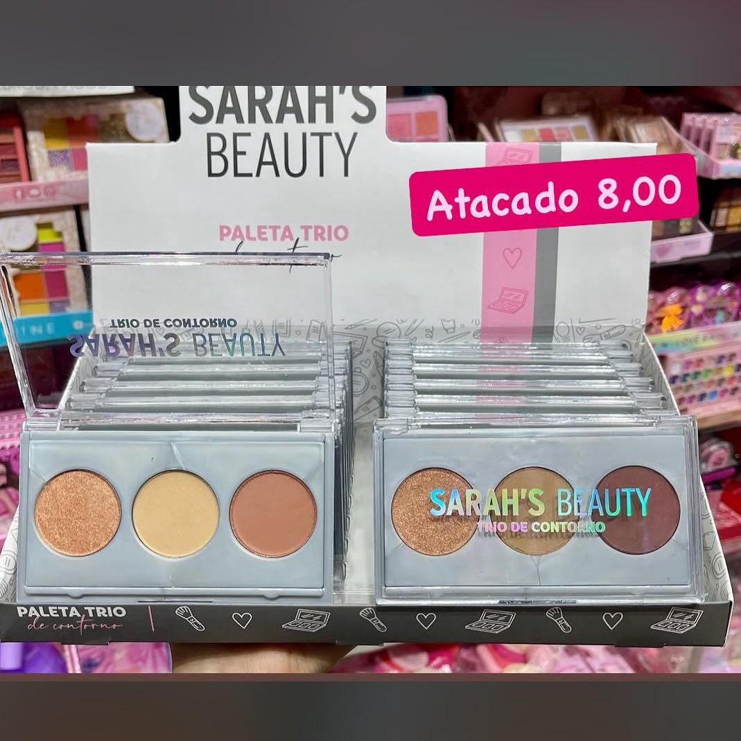 Paleta Trio de Contorno Sarah's Beauty