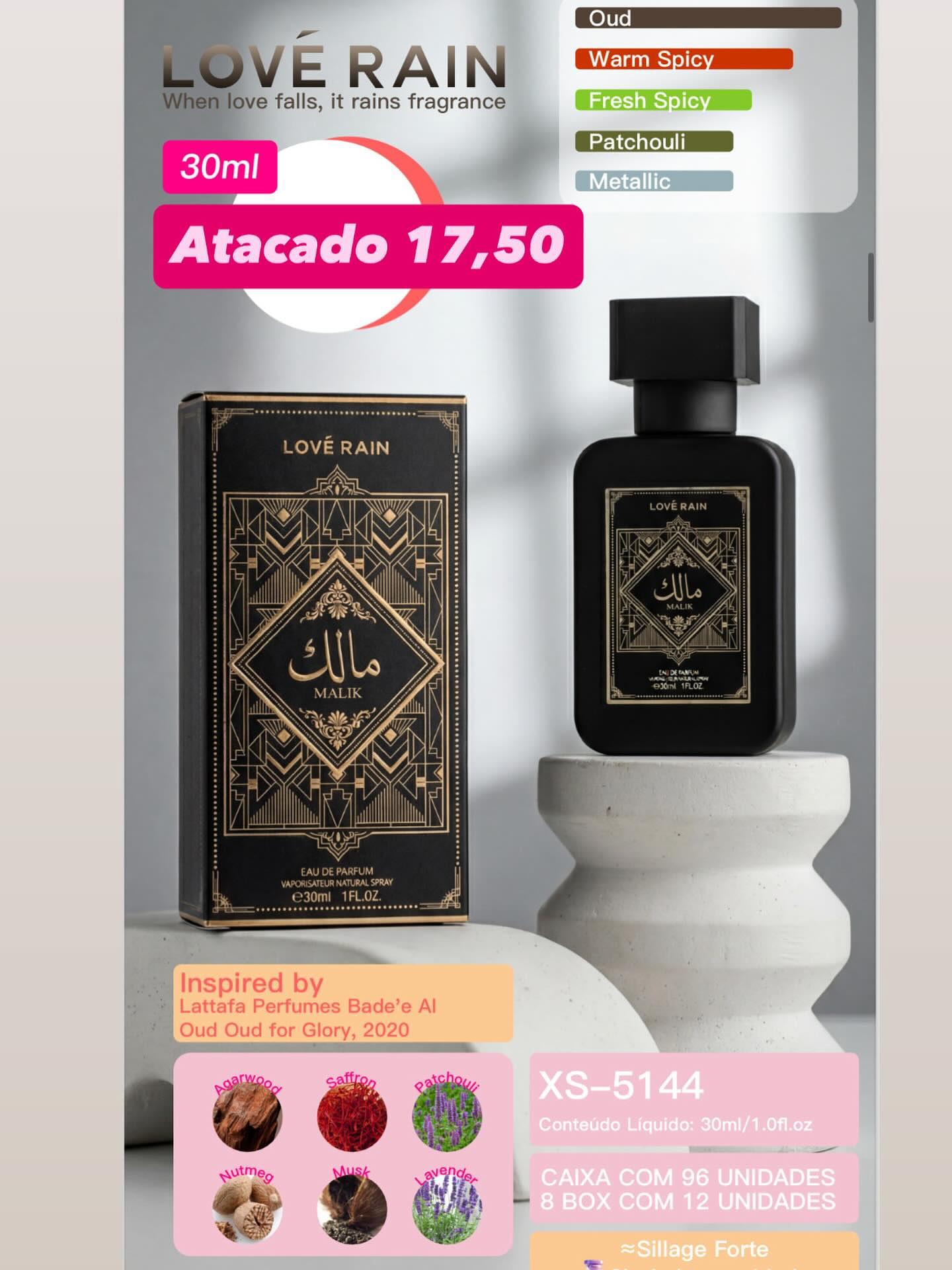 Perfume Love Rain Malik 30ml XS-5144