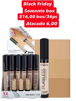 Corretivo Líquido Flawless Collection 3X Ruby Rose HB-8080