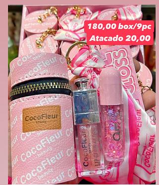 Lip Gloss CocoFleur Beauty com Estojo